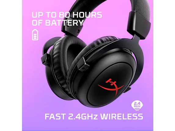 HyperX Cloud II Core - Wireless Gaming Headset - Black