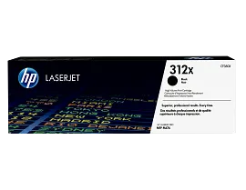 HP 312A Black Original LaserJet Toner Cartridge, CF380A