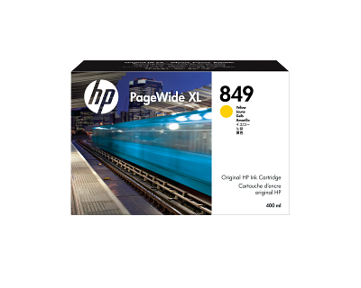 HP 849 400-ml Yellow PageWide XL Ink Cartridge