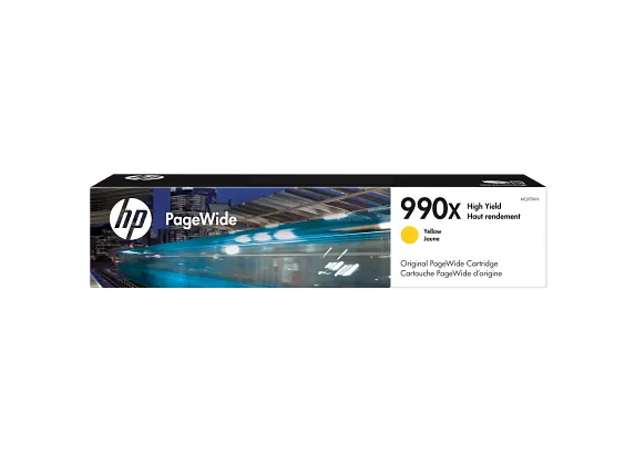 HP PageWide Supplies, HP 990X High Yield Yellow Original PageWide Cartridge, M0J97AN