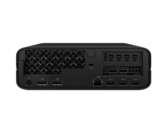 HP Z2 Mini G9 Workstation Desktop PC Horizontal Rear