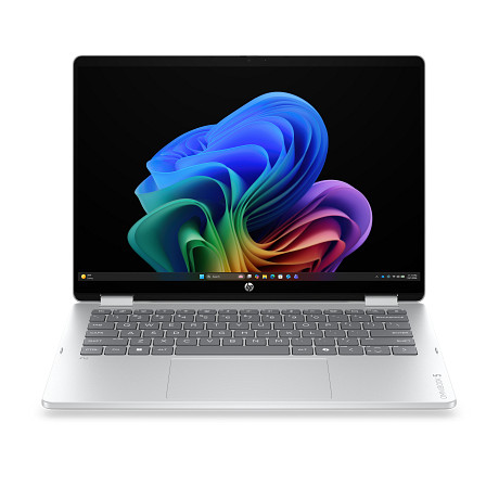 HP OmniBook 5 FlipNGAI 14-km0007nhx Intel Core Ultra 5 322 14inch 2K Touch 16GB 512GB W11H Glacier Silver No Power Adapter HU Layout