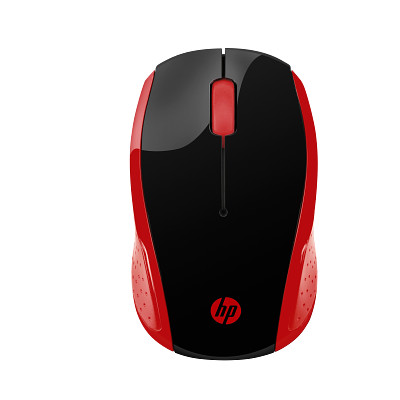 3c17 - HP Wireless Mouse 200 - Empress Red
