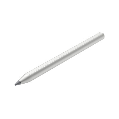 21C1 - HP Wireless Rechargeable USI Pen - Natural Silver - Sellin Wireless Rechargeable Chrome, Front Left