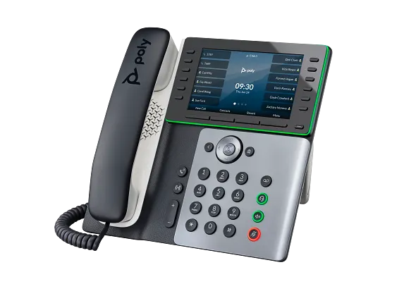 Series 2 of 4 Voice, Poly Edge E550 IP Phone and PoE-enabled