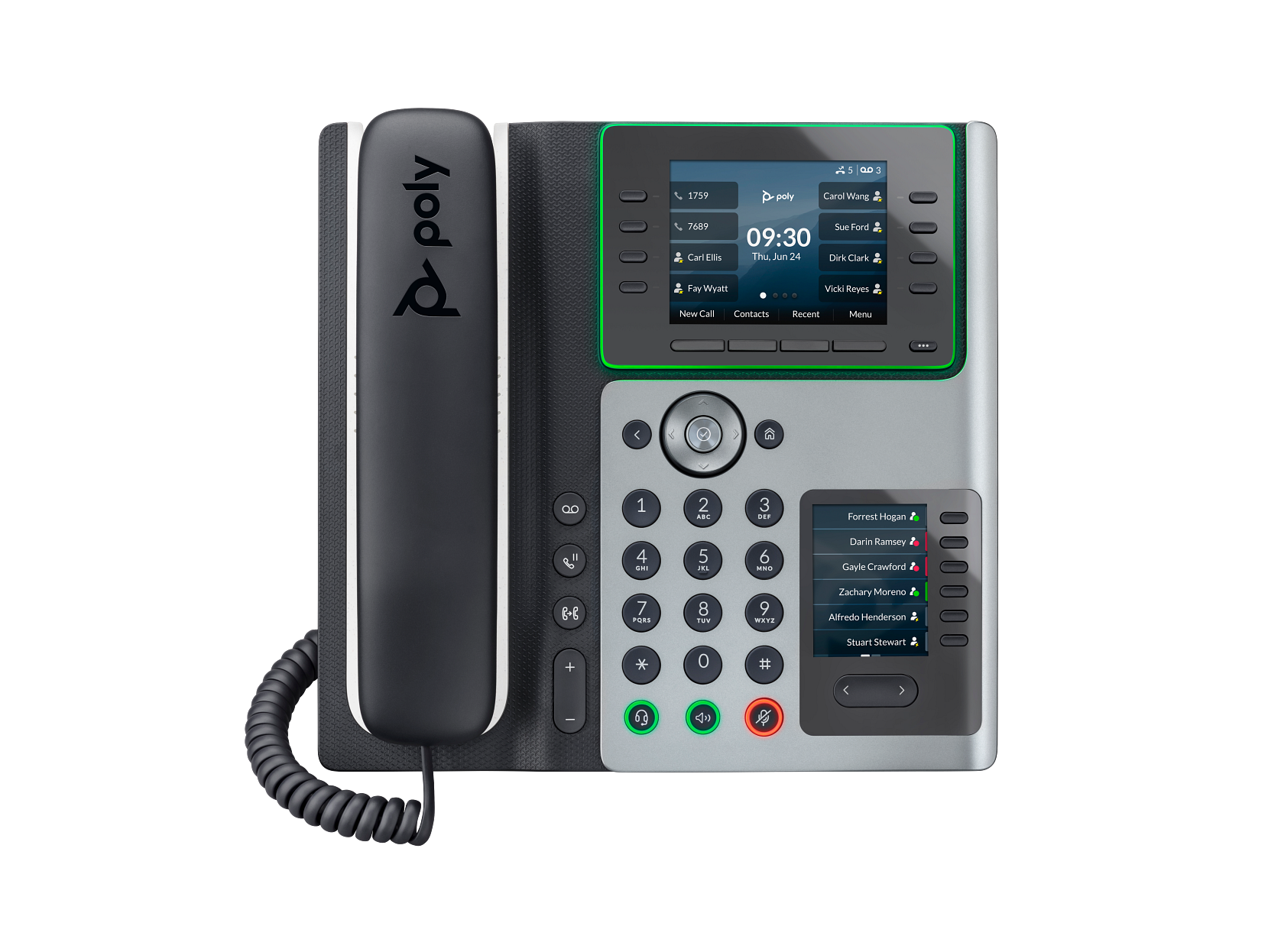 Poly Edge E450 IP Phone and PoE-enabled - Afbeelding 1 van 4