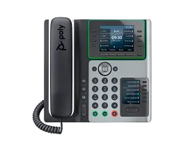 Poly Edge E450 IP Phone and PoE-enabled