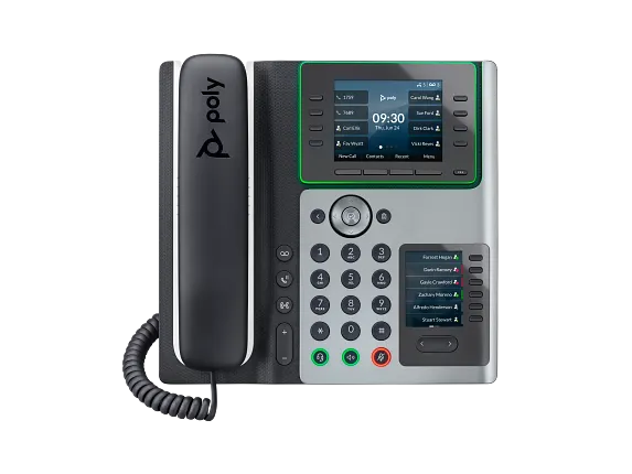 Series 1 of 4 Voice, Poly Edge E450 IP Phone and PoE-enabled