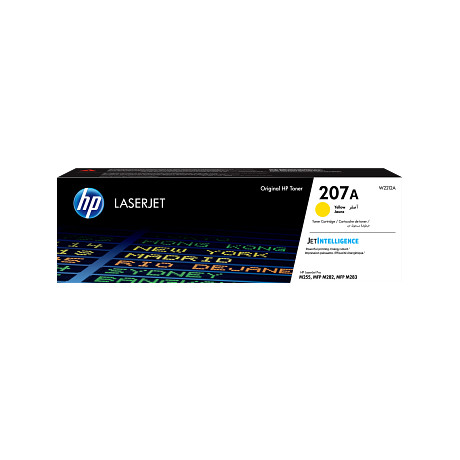 HP 207A W2212A sárga eredeti LaserJet M255 M282 M283 tonerkazetta (1250 old.)