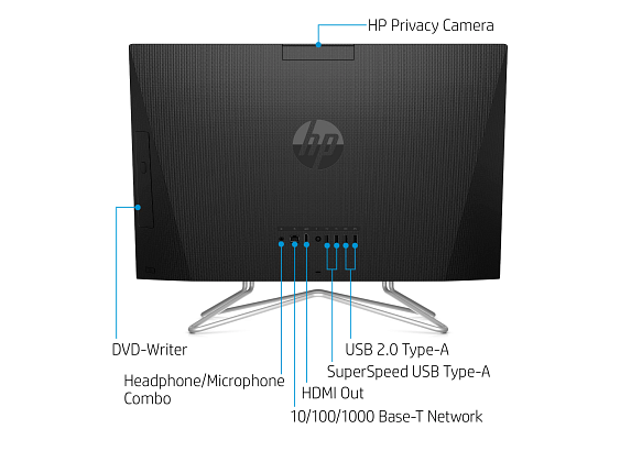 HP All-in-One 24-df1036xt PC, 23.8