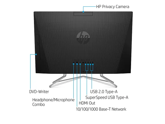 HP All-in-One 24-df1036xt PC, 23.8