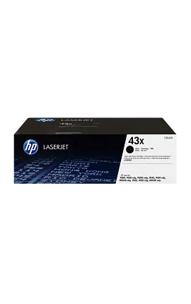 HP 43X High Yield Black Original LaserJet Toner Cartridge, C8543X