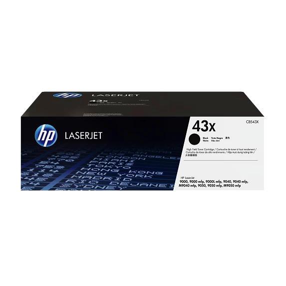 HP 43X, (C8543X) High-Yield Black Original LaserJet Toner Cartridge HP 43X, (C8543X) High-Yield Black Original LaserJet Toner Cartridge