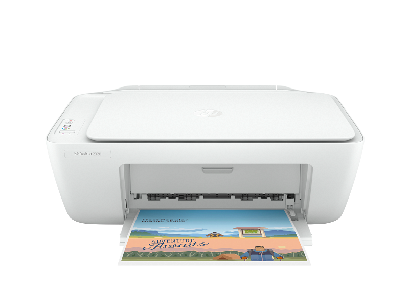 HP DeskJet 2320 Series All-in-One OOV White Center facing