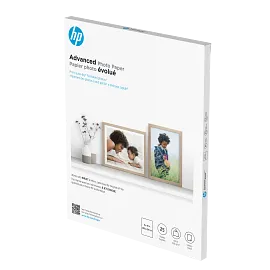 HP Adv Photo Papr Glossy 8x10 in 25Sheet