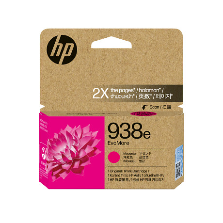 HP 938e EvoMore Magenta Original Ink Cartridge