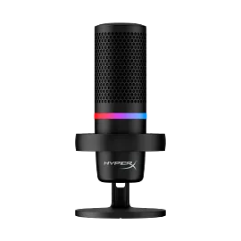 HyperX DuoCast - USB Microphone (Black) - RGB Lighting (HMID1R-A-BK/G)