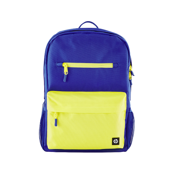 HP Campus Blue Backpack Front White