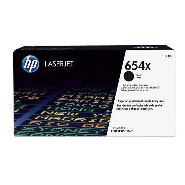 HP LaserJet 654X Black Print Cartridge