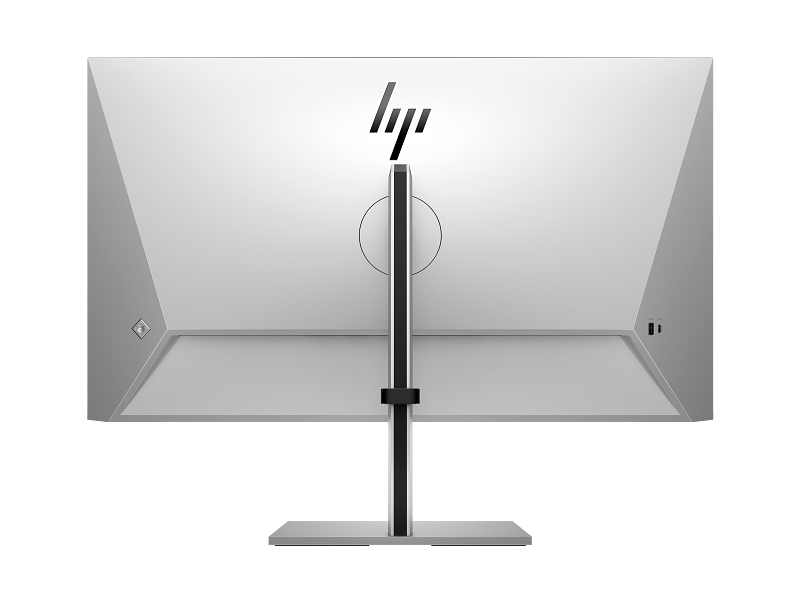 HP Series 7 Pro 31.5 Inch 4K Thunderbolt 4 Monitor-732pk PikeSilver CoreSet Rear WhiteBg