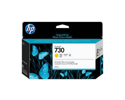 HP 730 130-ml Yellow DesignJet Ink Cartridge