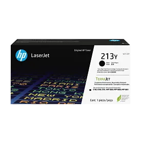 HP 213Y Extra High Yield Black Original LaserJet Toner Cartridge, W2130Y