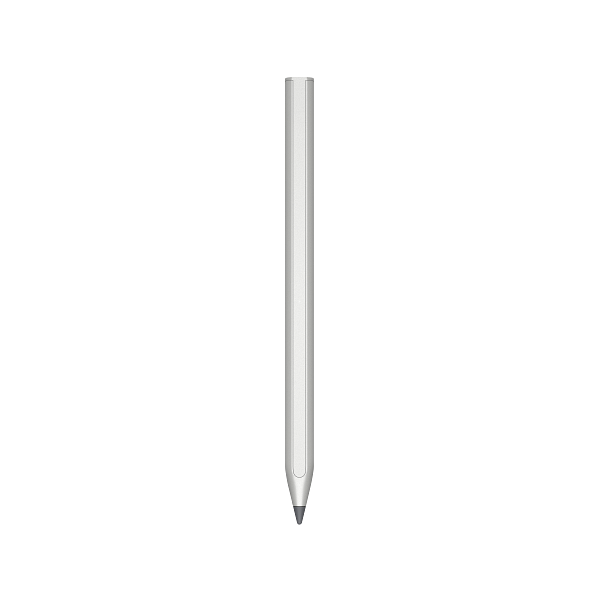 21C1 - HP Wireless Rechargeable USI Pen - Natural Silver - Sellin Wireless Rechargeable Chrome, Front