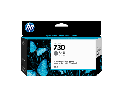 HP 730 130-ml Gray DesignJet Ink Cartridge