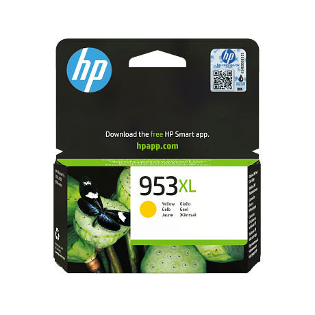 HP 953XL F6U18AE sárga tintapatron eredeti F6U18AE OfficeJet 7730 7720 7740 8210 8218 8710 8715 8720 8725 8730 (1450 old.)