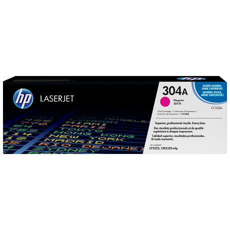 HP 304A CC533A bíbor toner / festékkazetta Color Laserjet CM2320 CP2025 nyomtatókhoz (2800 old.)