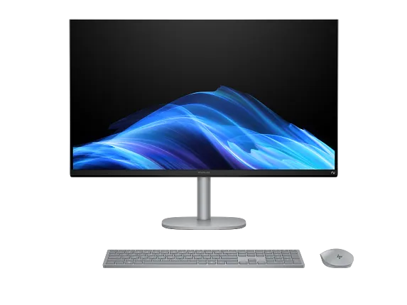 HP OmniStudio X All-in-One Desktop Next Gen AI 32-c1075t PC, Windows 11 Home, 31.5", Intel® Core™ Ultra 7, 16GB RAM, 1TB SSD, 4K UHD, Meteor silver