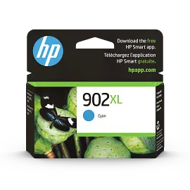 HP 902XL High Yield Cyan Original Ink Cartridge, T6M02AN#140