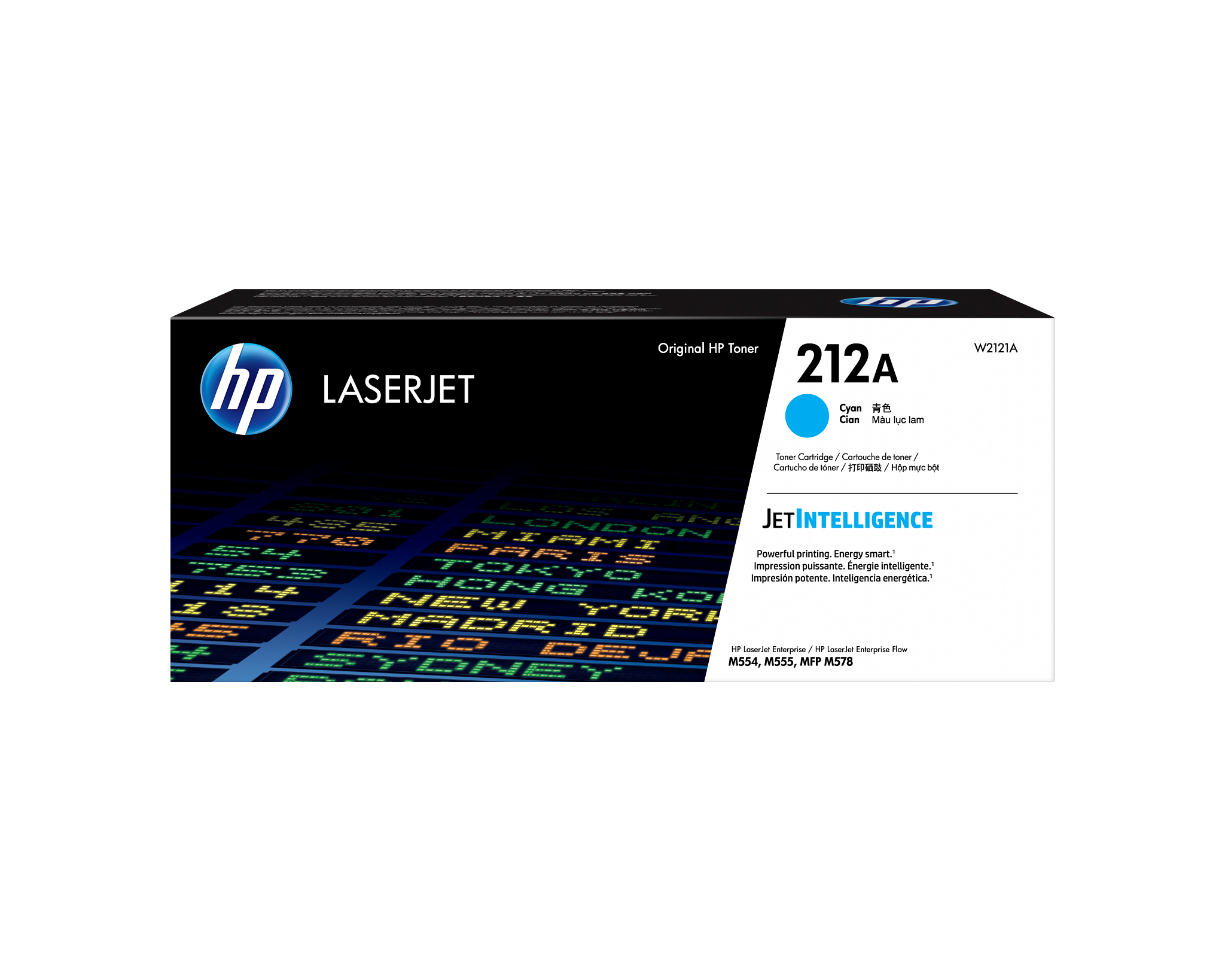 HP 212A Cyan Toner Cartridge - W2121A W2121-00901a USRow