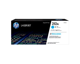 HP 212A Cyan Original LaserJet Toner Cartridge, W2121A