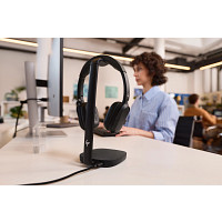 HP C56XXAA Poly Focus 625 Headset + Wireless Charge Stand