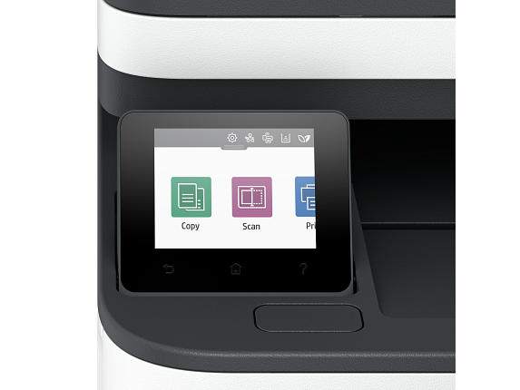 HP Laserjet Pro MFP 3105sdw Printer - Close up of control panel