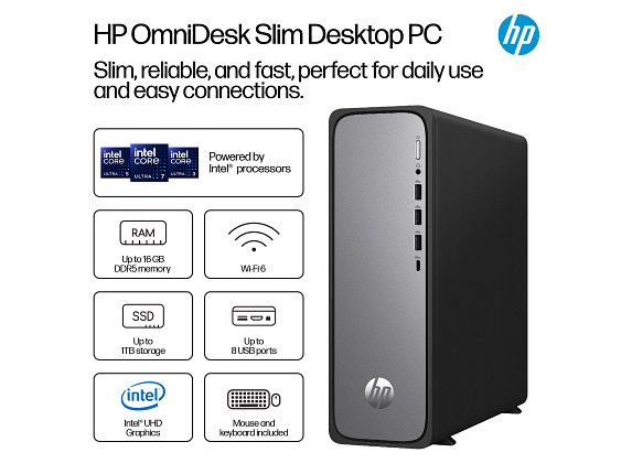 HP OmniDesk Slim Desktop S03-0010 PC laptop