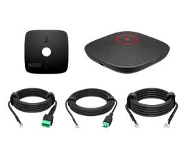 HP Poly Studio A2 Black Table Microphone w/ Mounting Plate I/O cables