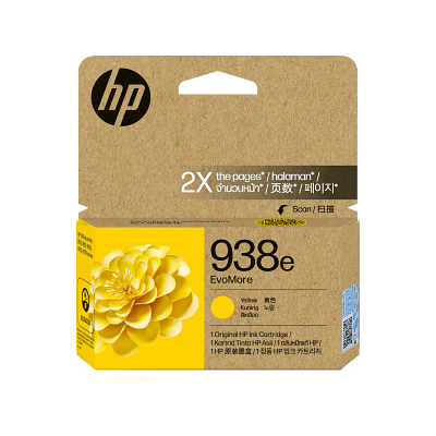 HP 938e EvoMore Yellow Original Ink Cartridge