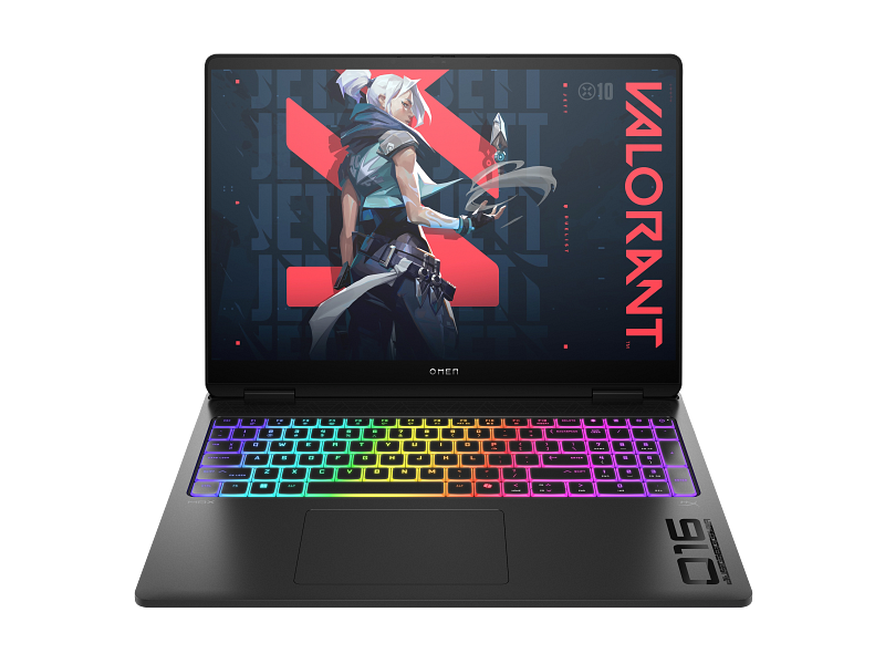 HP OMEN MAX 16-ah0144TX | 16" WQXGA OLED 240Hz | Core Ultra 7 255HX | 32GB Ram | 1TB SSD | RTX 5060 | W11 8 25C1 OMEN MAX 16 Gaming Laptop PC Shadow Black NT nonFPR RGB per key BD1 D1 Valorant Screen Core Set Front