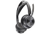 HP 9T9J4AA Poly Voyager Focus 2 Microsoft Teams Certified USB-C-C Headset +USB-C/A Adapter