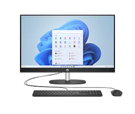 HP All-in-One 27-cr0015m PC, Windows 11 Home, 27", AMD Ryzen™ 3, 8GB RAM, 256GB SSD, FHD, Jet black