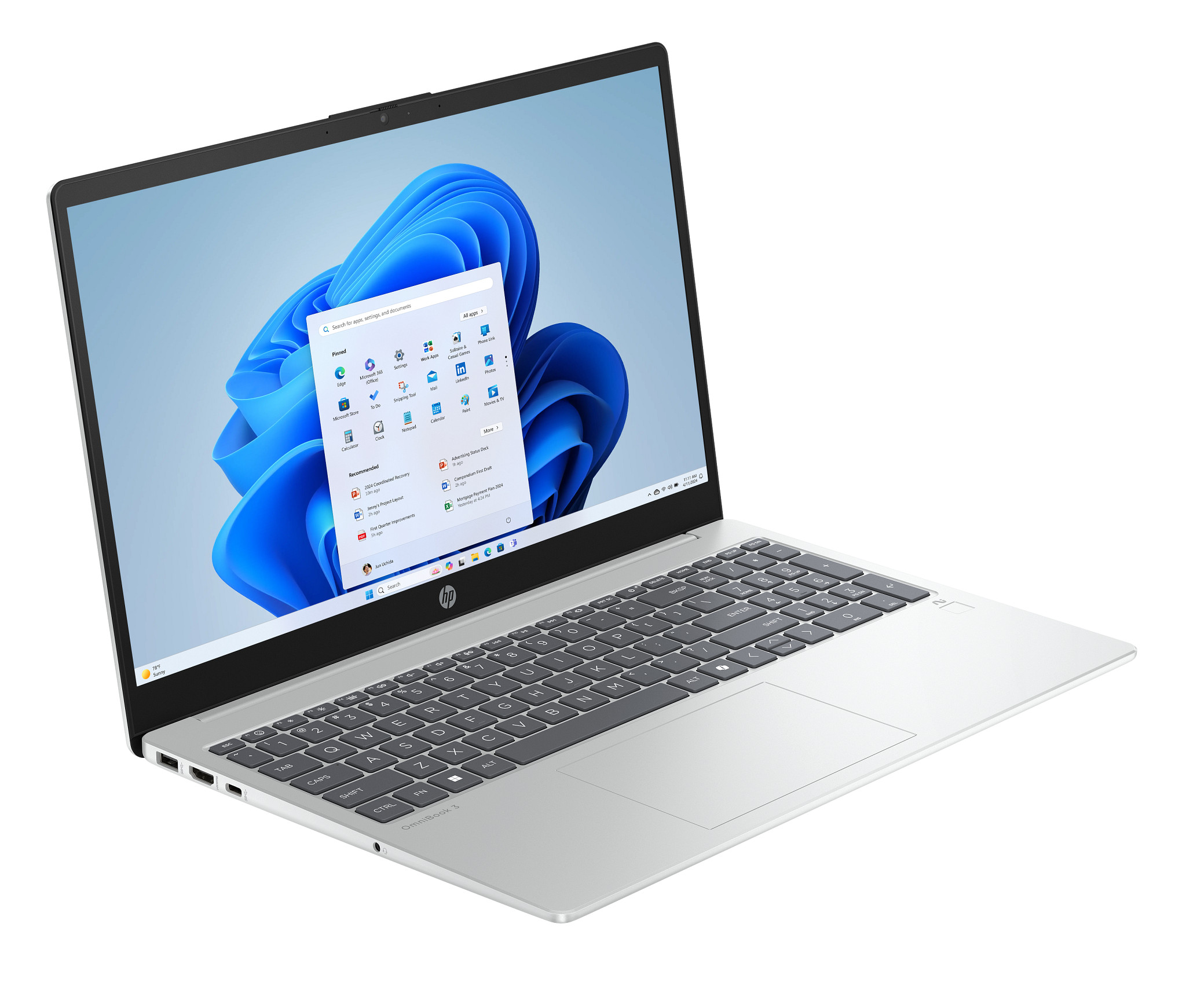 HP OmniBook 3 Laptop Next Gen AI 15-fn0561nr