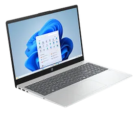 HP OmniBook 3 Laptop Next Gen AI 15-fn0087nr 15.6", Touch screen, Windows 11 Home, AMD Ryzen™ AI 7, 16GB RAM, 1TB SSD, FHD, Glacier silver