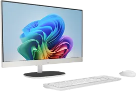 HP All-in-One Desktop Next Gen AI 24-ct2055m PC, Windows 11 Home, 23.8", AMD Ryzen™ AI 5, 16GB RAM, 512GB SSD, FHD, Shell white