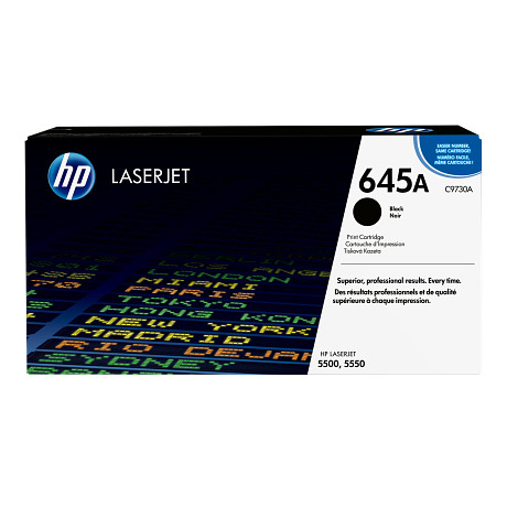 HP 645A C9730A fekete toner / festékkazetta Color Laserjet 5500 / 5550 nyomtatókhoz (13000 old.)