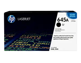 HP 645A Black Original LaserJet Toner Cartridge, C9730A