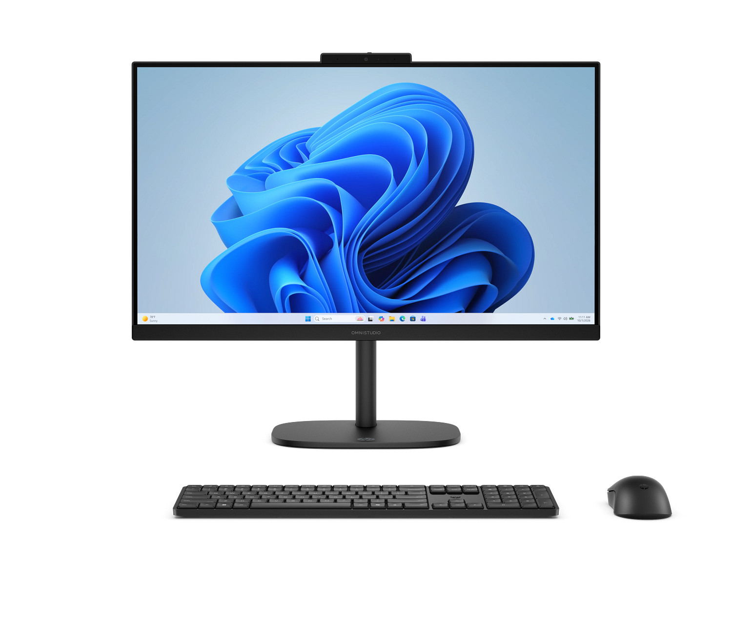 HP OmniStudio All-in-One Desktop 24-cu0027t PC, Windows 11 Home, 23.8", Intel® N-series, 16GB RAM, 512GB SSD, FHD, Jet black