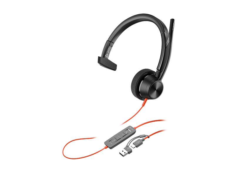 Blackwire 3300 series_Product__Product Only_Left profile closed