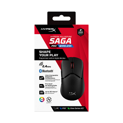 Pulsefire Saga Pro Wireless Gaming Mouse (Instant Pair!)
